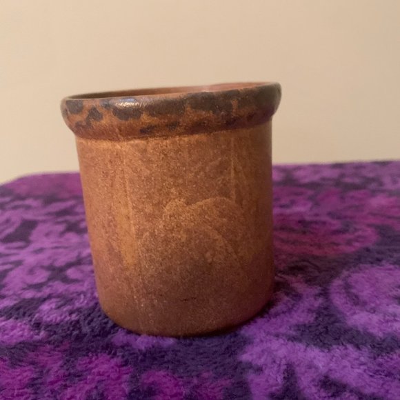 VINTAGE MCCOY BROWN USA CANYON MESA STONEWAR COFFEE MUG - Picture 3 of 5